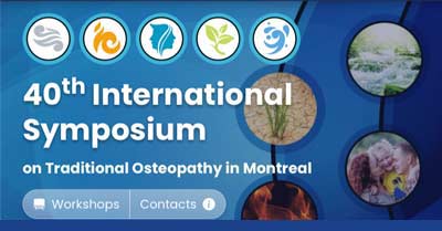 Conférence du 40e Symposium International d’Ostéopathie Traditionnelle de Montréal